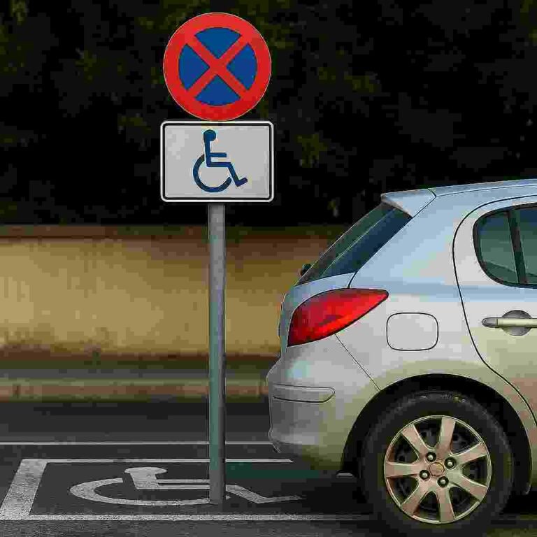 🚫 Οριστικό: Αφαίρεση διπλώματος και πρόστιμο 1.000€ για παράνομο παρκάρισμα σε θέσεις ΑμεΑ