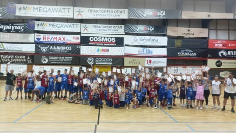 Με παιδικά χαμόγελα και παιχνίδια η τελετή λήξης των ακαδημιών του Ιπποκράτη