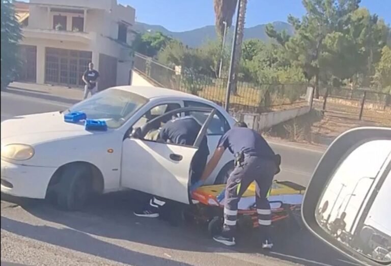 Τροχαίο ατύχημα στο Ζηπάρι – Ελαφρά τραυματίας οδηγός