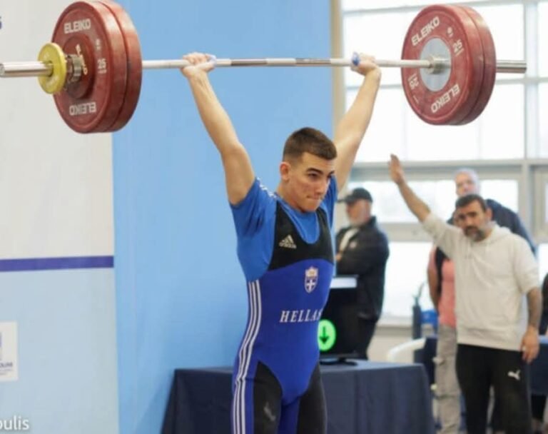 Στο Ευρωπαϊκό πρωτάθλημα άρσης βαρών Παίδων – Κορασίδων (U17) ο Παναγιώτης Σπύρου