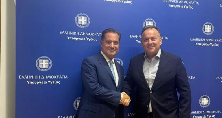 Συνάντηση Γιάννη Παππά με τον Υπουργό Υγείας Άδωνι Γεωργιάδη.
