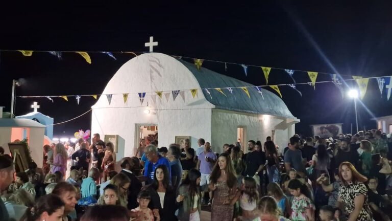 Λαμπρός Εσπερινός για τον Άγιο Φανούριο στο Μαστιχάρι Κω