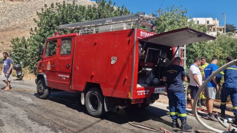 Φωτιά στον Σταθμό Παραγωγής ΔΕΗ στην Κάλυμνο – Άμεση επέμβαση απέτρεψε τα χειρότερα
