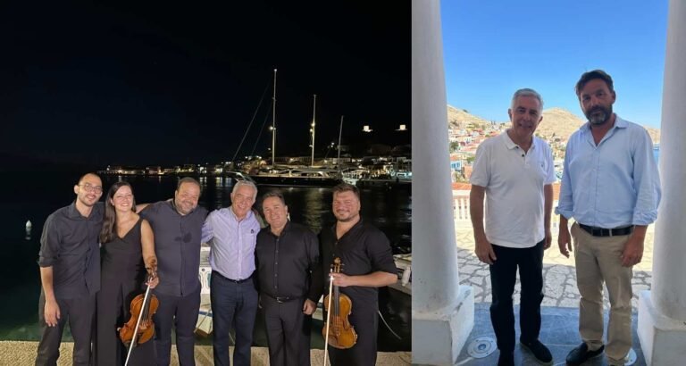 Επίσκεψη του Βουλευτή Δωδεκανήσου και Α΄ Κοσμήτορα της Βουλής Βασίλη Α. Υψηλάντη στη Χάλκη