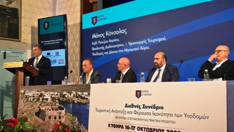 ΜΑΝΟΣ ΚΟΝΣΟΛΑΣ: «Βιώσιμος τουρισμός σημαίνει επένδυση στην ποιότητα
