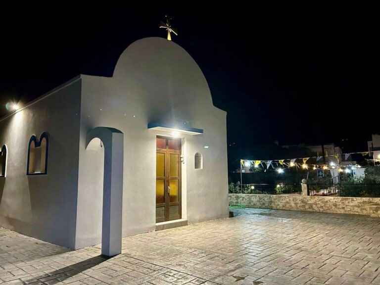 Έτοιμο για τον Εσπερινό το εξωκλήσι του Αγίου Δημητρίου στην Κω