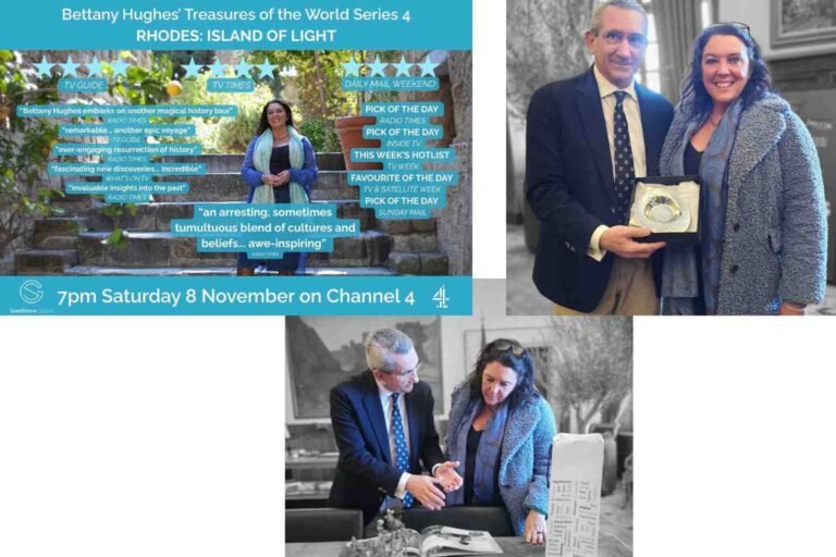 Η Ρόδος «λάμπει» στο Channel 4 – Αφιέρωμα της Bettany Hughes στο «Νησί του Φωτός»