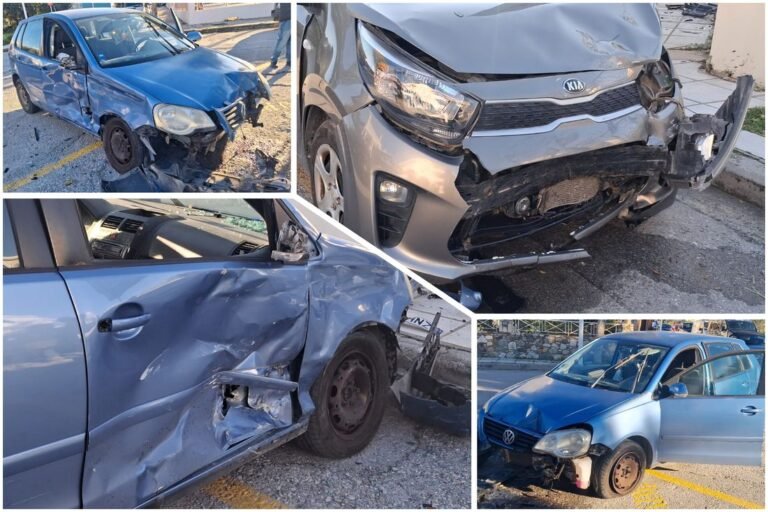 Τροχαίο ατύχημα με υλικές ζημιές στην οδό Σκεύου Ζερβού στην Κω