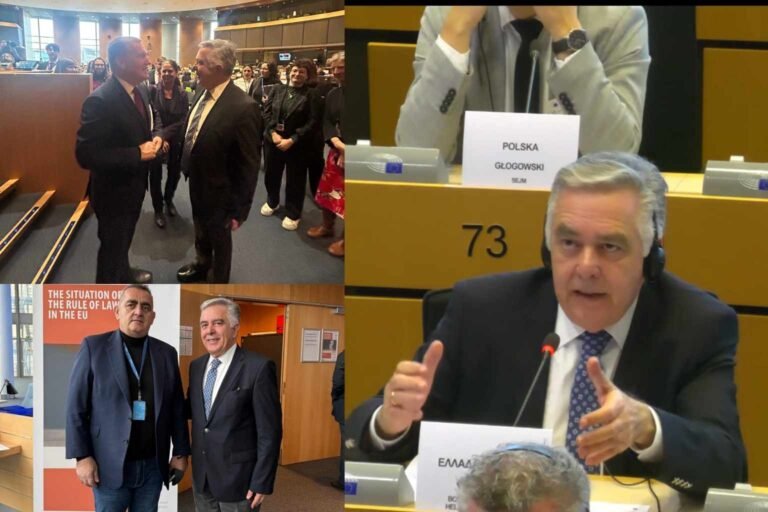 Ο Βασίλης Α. Υψηλάντης εκπρόσωπος του Ελληνικού Κοινοβουλίου στην Επιτροπή LIBE του Ευρωπαϊκού Κοινοβουλίου για το Κράτος Δικαίου