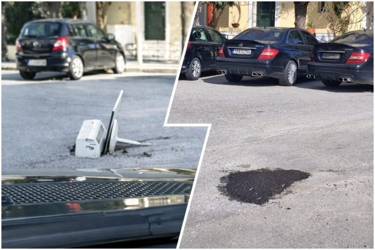 Κλείσιμο επικίνδυνης λακκούβας στην οδό Πορφυρίου & Αμερικής στην Κω