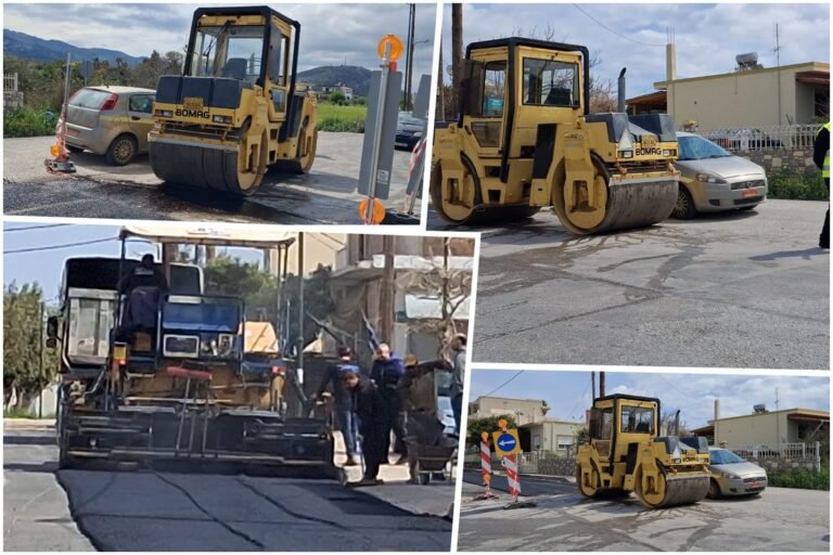 Ζηπάρι Κω: Στην Τελική Ευθεία η Ασφαλτόστρωση του Κεντρικού Δρόμου