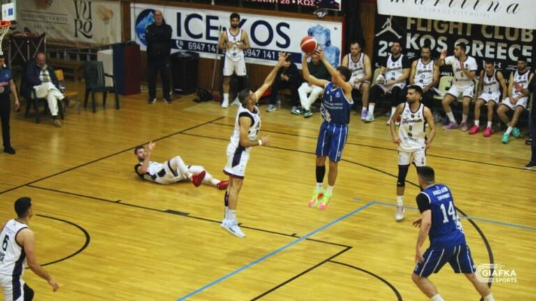 Ιπποκράτης Κω ηττήθηκε στο νήμα 85-86 από Απόλλων Σμύρνης σε δραματικό ματς