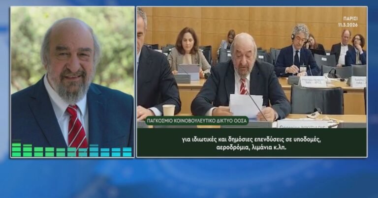 Νικητιάδης στον ΟΟΣΑ: Ανάγκη στήριξης για τα μικρά νησιά της Δωδεκανήσου
