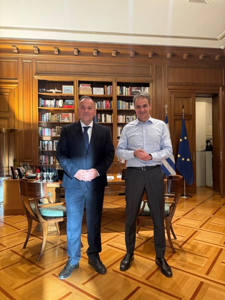 Συνάντηση Γιάννη Παππά με Κυριάκο Μητσοτάκη: Τουρισμός και Ασφάλεια στα Δωδεκάνησα