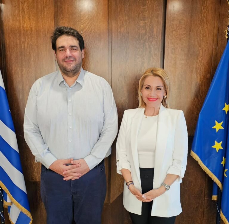 Μίκα Ιατρίδη: Συνάντηση με Θ. Λιβάνιο για τις Κοινωνικές Δομές των Δήμων