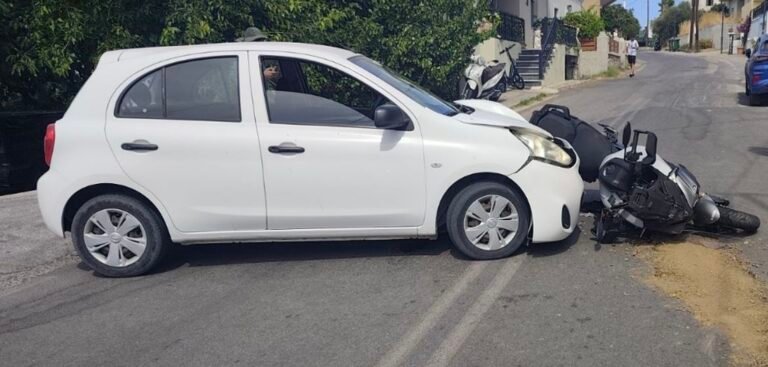 Κως: Τροχαίο στο Πυλί – Σύγκρουση αυτοκινήτου με δίκυκλο