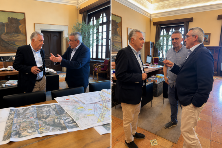 Συνάντηση Υψηλάντη – Χατζημάρκου: Στο επίκεντρο το Δικαστικό Μέγαρο Ρόδου και το νέο οδικό δίκτυο σε Ρόδο και Κω